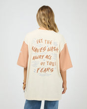 Load image into Gallery viewer, Sun Salt Sea Oversized Tee - Vanilla