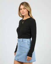 Load image into Gallery viewer, Tarni Knit Top - Black