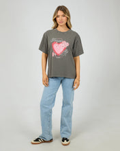 Load image into Gallery viewer, Forget Me Not Box Tee - Char