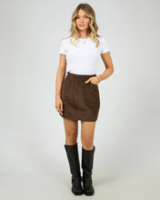Load image into Gallery viewer, Parker Cord Skirt - Brown