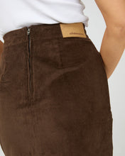 Load image into Gallery viewer, Parker Cord Skirt - Brown