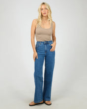 Load image into Gallery viewer, Washed Rib Scoop neck Tank - Stone