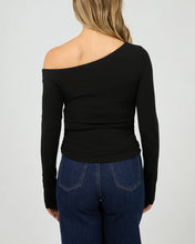 Load image into Gallery viewer, Kylie Long Sleeve Off Shoulder Top - Black