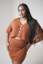 Load image into Gallery viewer, Devi Crochet Skirt Rust