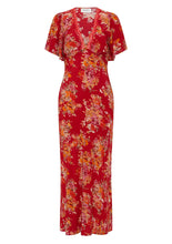 Load image into Gallery viewer, Calais Midi Dress - Red