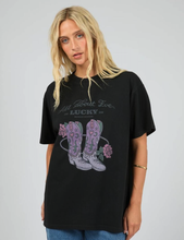 Load image into Gallery viewer, Lucky cowboy - Washed Blk