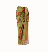 Load image into Gallery viewer, Cuban Tropical Sarong - Lime