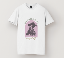 Load image into Gallery viewer, Cowgirl Life Tee Reg Fit - White