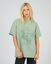 Load image into Gallery viewer, Giddy Up Relaxed Tee - Sage