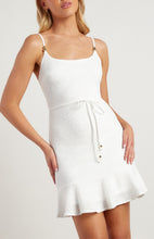 Load image into Gallery viewer, GeorginaTextured Mini Dress - White