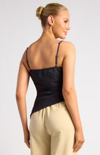 Load image into Gallery viewer, Alyssa Beaded Top - black