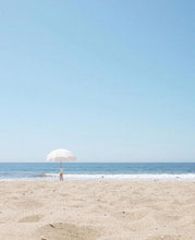 Load image into Gallery viewer, HOLIDAY BEACH UMBRELLA-ANTIQUE WHITE - Bohemian Sundays, Business and Pleasure Co., Buy Boho Bohemian Clothing Online Australia, Kivari, Arnhem, Rowie, Will and Bear, Wandering Folk, Skinned,