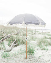 Load image into Gallery viewer, BUSINESS & PLEASURE PREMIUM BEACH UMBRELLA-LAURENS NAVY STRIPE - Bohemian Sundays, Business and Pleasure Co., Buy Boho Bohemian Clothing Online Australia, Kivari, Arnhem, Rowie, Will and Bear