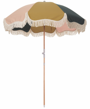 Load image into Gallery viewer, BUSINESS & PLEASURE PREMIUM BEACH UMBRELLA-70S PANEL CINQUE - Bohemian Sundays, Business and Pleasure Co., Buy Boho Bohemian Clothing Online Australia, Kivari, Arnhem, Rowie, Will and Bear, W