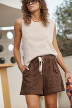 Load image into Gallery viewer, Darcy Relaxed Everyday Short - Choc
