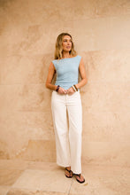 Load image into Gallery viewer, Ivy Off Shoulder Top - Blue
