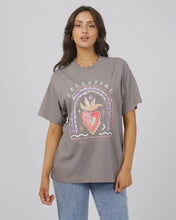 Load image into Gallery viewer, Celestial Oversized Tee Charcoal
