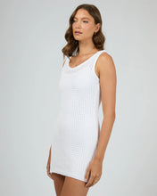 Load image into Gallery viewer, Crochet Mini Dress Vintage White
