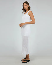 Load image into Gallery viewer, Crochet Maxi Dress Vintage White
