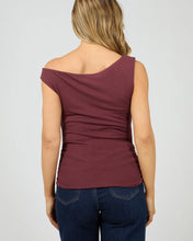 Load image into Gallery viewer, Kylie Off Shoulder Top - Burg
