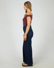 Load image into Gallery viewer, Kylie Off Shoulder Top - Burg

