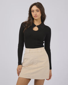 Kendra Knit top - Black