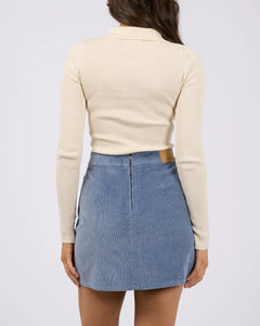 Kendra Knit Top - Vanilla