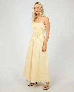 Alessa Linen Maxi Dress - Sunshine