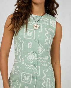Lucia Mini Dress - Sage