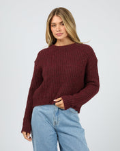 Load image into Gallery viewer, Ivy Knit Jumper - Wine
