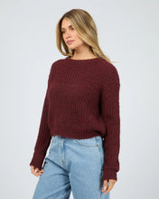 Load image into Gallery viewer, Ivy Knit Jumper - Wine
