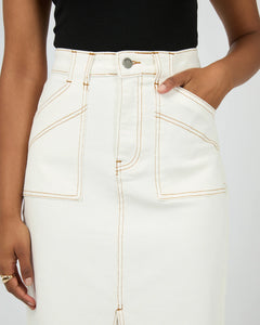 Becca Maxi Skirt - White