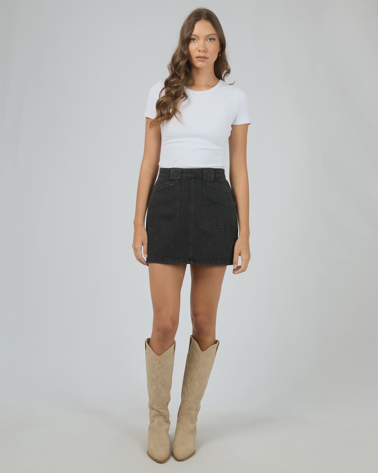 Becca skirt - Washed Black