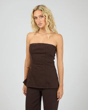 Load image into Gallery viewer, Rio Strapless Top - Brown
