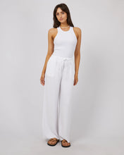 Load image into Gallery viewer, Luxe Linen Pant - Wht
