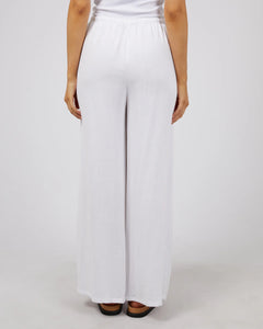 Luxe Linen Pant - Wht