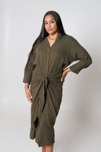 Load image into Gallery viewer, Monnie Khaki Dress
