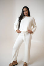 Load image into Gallery viewer, Ami Flared Long Sleeve Top White
