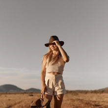 Load image into Gallery viewer, Anderson  Olive Green / Packable Wide Brim Fedora
