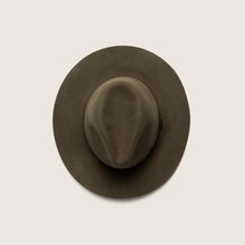 Load image into Gallery viewer, Anderson  Olive Green / Packable Wide Brim Fedora

