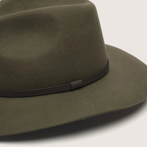 Anderson  Olive Green / Packable Wide Brim Fedora