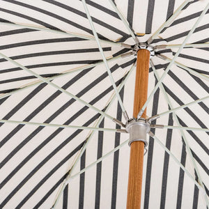 Business & Pleasure Premium Beach Umbrella - Monaco Black Stripe