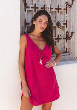 Load image into Gallery viewer, Paros Mini Dress - Sangria
