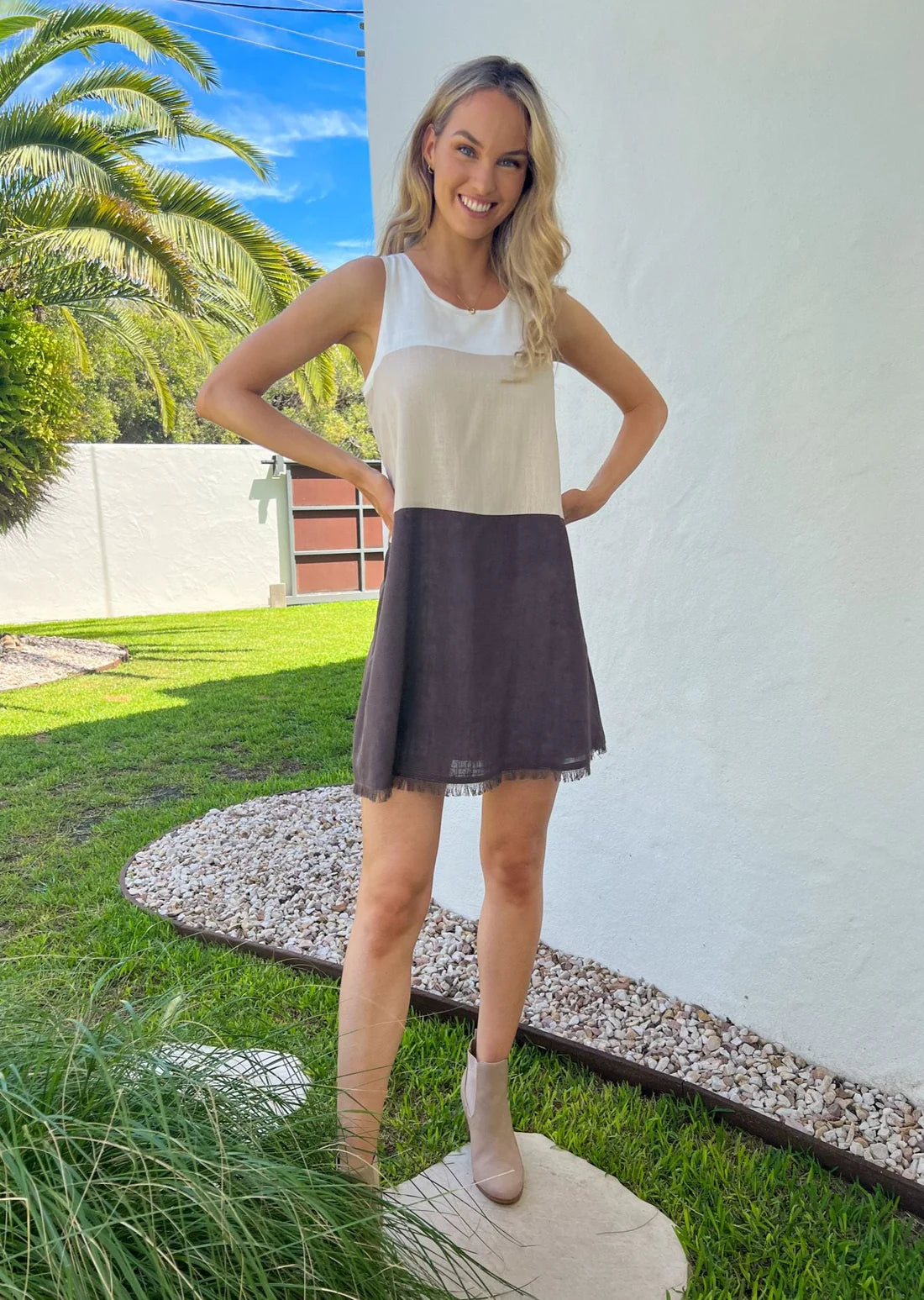 Freya Linen Mini Dress