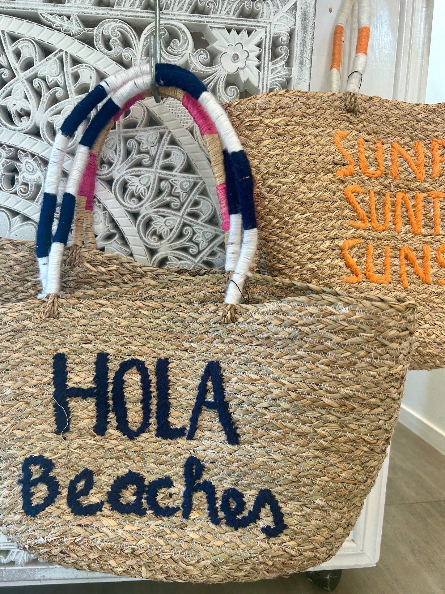 Hola Beaches Seagrass Tote Bag