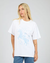 Load image into Gallery viewer, Giddy Up Relaxed Tee - White
