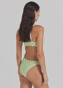 Shell Ya High Cut Curve Bikini Bottom - Palm