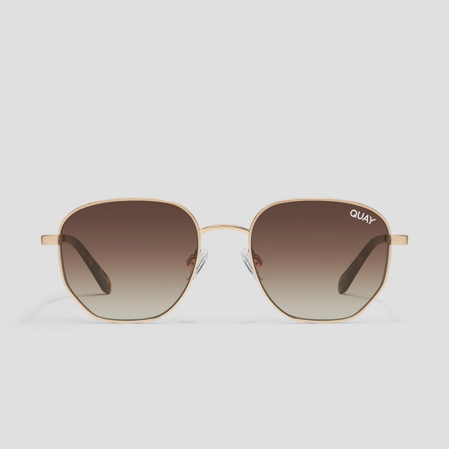 Big Time - Brushed Gold Frame / Brown Lens