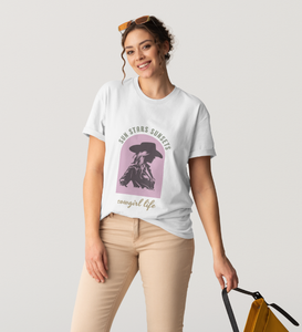 Cowgirl Life Tee Reg Fit - White