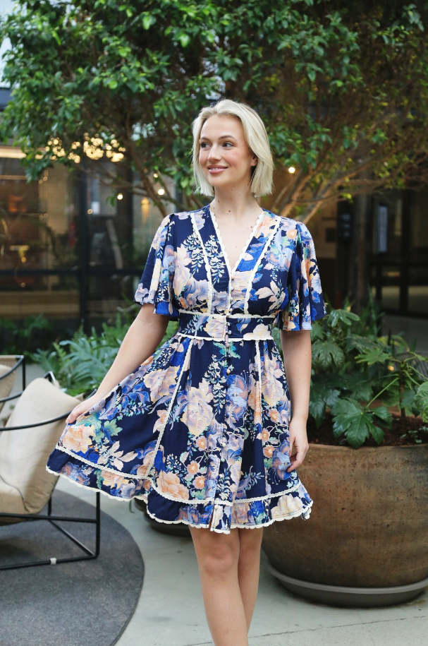Modra Mini Dress
